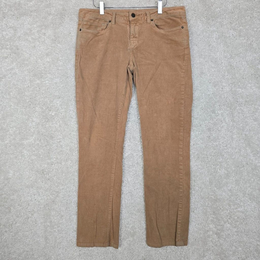 Patagonia Pants Womens 30 Tan Corduroy Straight Stretch Outdoors FLAW